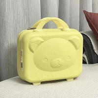 Mini maleta de 14 pulgadas para niños, maleta multifuncional de viaje de embarque, caja de contraseña de recuerdo lindo para boda - details 4