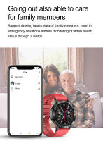 2025 Nuevo ET381 Smartwatch Asistente de voz ECG Electrocardiograma Detección de glucosa en sangre no invasiva Pantalla AMOLED Compatible con Android IOS Smartwatch - details 15