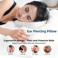 Almohada para perforación de orejas para personas que duermen de lado, almohadilla con un agujero para la oreja para CNH, 1 unidad - details 0