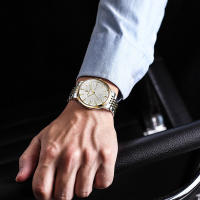 Reloj de Pulsera de Cuarzo POEDAGAR Luminoso, Impermeable, Calendario, Regalo Perfecto para Hombres - details 6