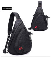 Mochila de Pecho Camuflada Negra para Hombres Bolsa Deportiva Impermeable para Viajes Gran Bolsa Cruzada para Niños y Adultos - details 13