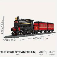 BRO1 locomotora CN5700 GWR Steam Train Railway Express, bloques de construcción modulares, modelo técnico, juguetes para niños - details 9
