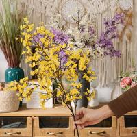 Rama de flor de melocotón Artificial de 97cm, flor de melocotón de seda elegante de plástico hecha a mano, flor falsa de tacto Real para sala de estar y escritorio - details 14