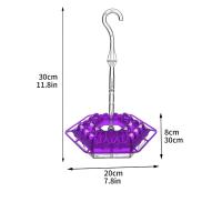 Dispensador Automático para Mascotas Comedor Hexagonal Colgante con Anzuelo - details 1