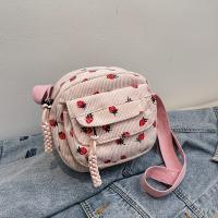 Bolso Cruzado de Pana Corduroy Vintage Bolso de Hombro Casual con Correa Ajustable - details 8