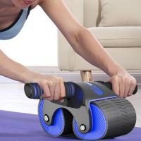 Rodillo Abdominal de rebote automático, ejercitador de rueda, músculos del brazo, culturismo, gimnasio en casa, equipo de Fiess - details 1