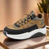 Dropshipping logo cómodo estilo de caminar grueso para hombres, zapatos casuales antideslizantes y duraderos - details 5
