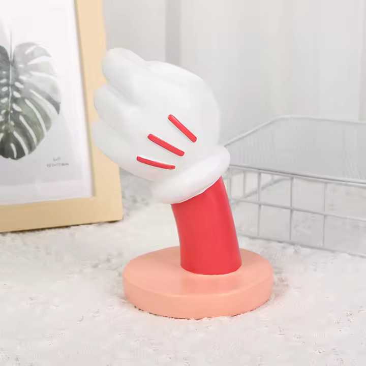 Jarrón de sujeción manual de Mickey, adorno de escritorio, decoración creativa personalizada para el hogar y el dormitorio - 1