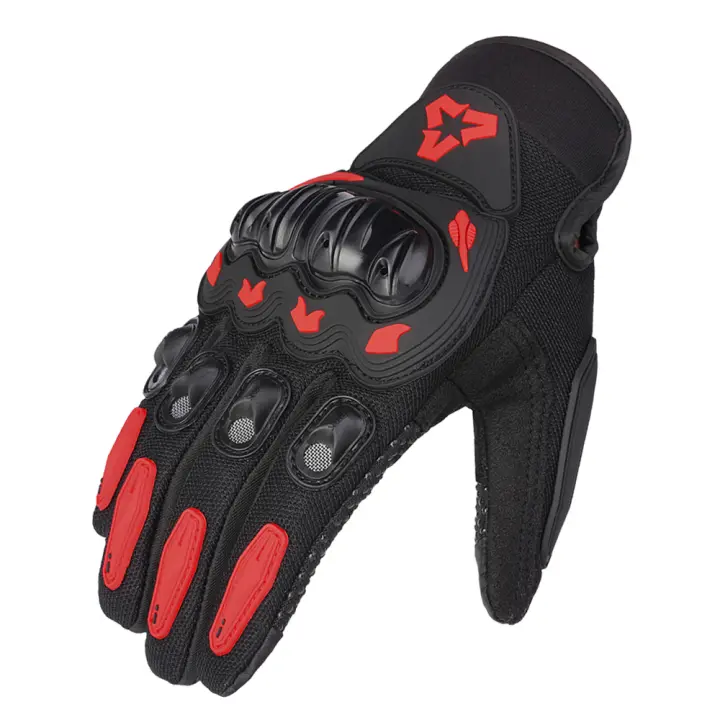 Guantes de Motocicleta de Verano 2024 con Pantalla Táctil de Dedo Completo Unisex Talla M-XXL - 1