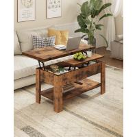 Mesa de Centro Regulable en Altura, Almacenamiento Oculto, 3 en 1, Multifunción, Mesa de Salón, Mesa de Café, Compartimento Abierto, Mesa de Comedor, para Salón, Oficina, Blanco - details 25