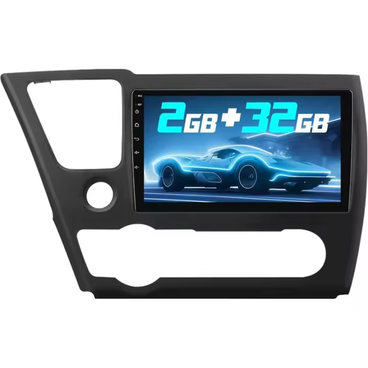 AWESAFE estéreo de coche para Honda Civic 2013 2014 2015 12 pantalla táctil Multimedia Radio integrada Carplay Android Auto, soporte - 1