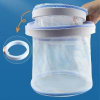 Accesorio para pecera, red de cría de Guppy ventilada, caja de aislamiento portátil Permeable para pecera, red flotante de nailon para peces - details 4