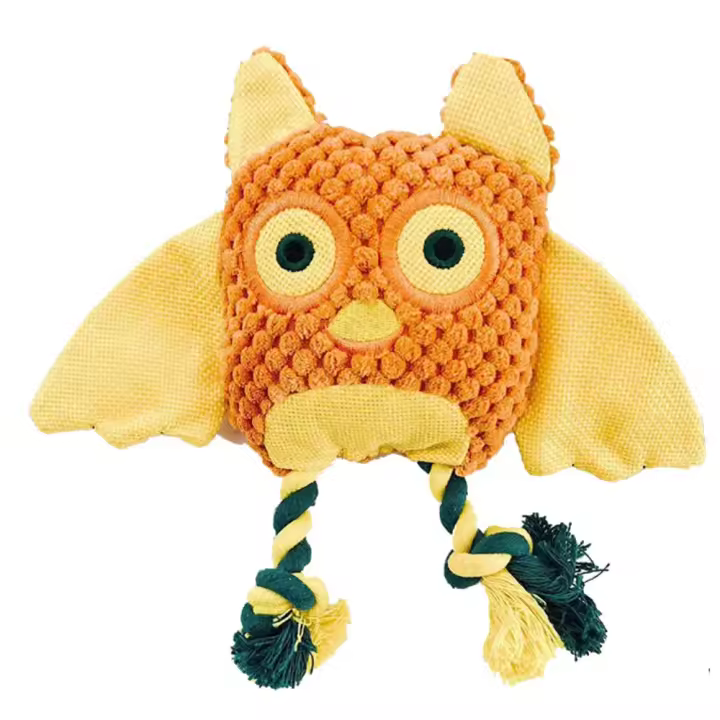Juguete de peluche para mascotas, gato, perro, granos de maíz, juguete interactivo para perros con sonido de felpa - 1