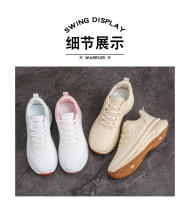Deportes para mujer, verano 2024 nuevos zapatos casuales transpirables de malla, zapatos para correr de gimnasio Flyknit modernos y versátiles - details 22