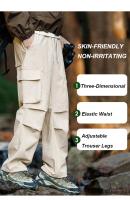 Pantalones de Overalls para Hombres Secado Rápido, Impermeable, Transpirable para Senderismo, Pesca, Acampar Largo Completo, Ajuste Atlético - details 2