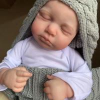 Muñeca Reborn de silicona suave con venas visibles para niños, juguete de bebé realista de 20 pulgadas, pintura 3D, 50 CM - details 0
