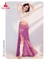 Baile de tres mujeres, blusas y faldas de gasa de manga larga, trajes de danza del vientre oriental para niñas - details 3