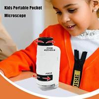 Microscopio de bolsillo para niños L Light Juego de ciencia portátil 60-120X - details 10