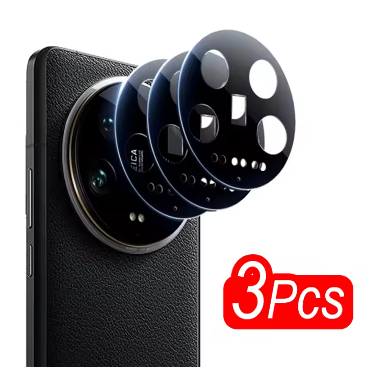 Protector de Pantalla de Cámara 3D para Xiaomi 14 Ultra Carcasa de Vidrio Protector de Lente de 5G - 1