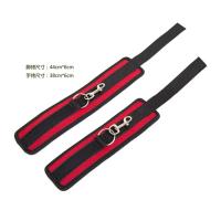 Conjunto de restricción BDSM Bondage esposas y tobilleras esclavo en la cama pierna abierta coqueteo juguetes sexuales para mujeres parejas erótico sin vibrador - details 7