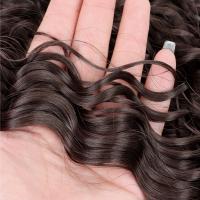 Cola de caballo rizada con cordón, estilo cornrow, con clip, efecto ombré, onda profunda, extensión de cola de caballo larga, postizo de cola de caballo - details 12