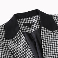 Chaqueta a cuadros para hombre, abrigo deportivo informal, chaquetas ajustadas, Traje a cuadros - details 9