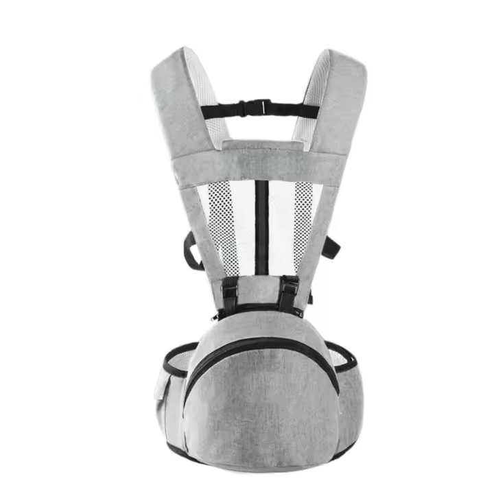 Bolsa de cangaruro de type Horizontal con Bolso de almacenamiento para Bebé, portebés, toalla trasera para recién nacido, moChila Infantil - 1