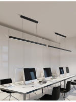 LEFANGXING Colgante de Luz LED Rectangular Cuboide Diseño Moderno de Aluminio para Techo de Estudio de Oficina Iluminación y Decoración - details 4