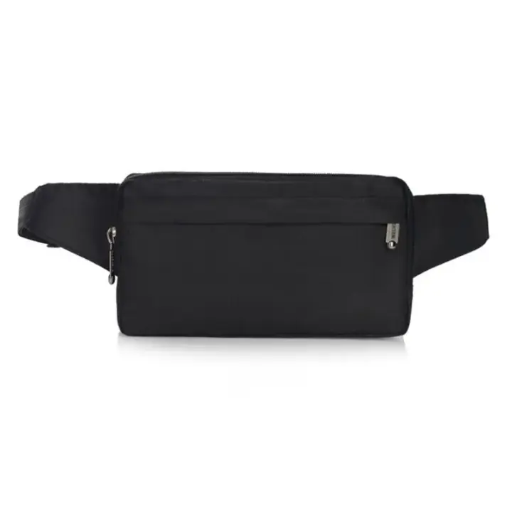 Bolsa de Cintura de Nylon para Hombre Bolso de Teléfono con Correa Bolsa Deportiva con Cremallera - 1