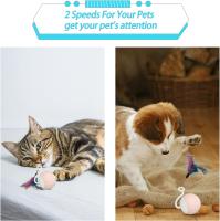 ATUBAN Cat Toy,Interactive Cat Toys Ball,Remote Control Ball for Cats Moving Cat Toy Electric Cat Toy Automatic Cat Toy with LED - details 0