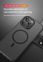 Funda KEYSION Transparente Mate para iPhone 16 Plus, 15, 14 Pro Max, Silicona + PC Antigolpes para la Parte Trasera del Teléfono - details 1