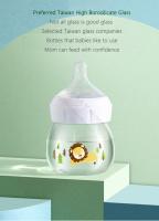 Botella de Vidrio para Recién Nacidos Dr. Brown Pezón de Silicona 60ML Anticólico Madre & Bebé - details 1