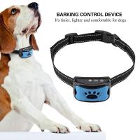 Collar de entrenamiento antiladridos para perros, dispositivo de Control de ladridos, recargable, resistente al agua, 7 niveles de sensibilidad, suministros para mascotas - details 2