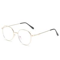 Monturas de gafas cuadradas clásicas protectoras de luz azul de metal redondo para hombre, gafas transparentes para ordenador, gafas para mujer - details 6