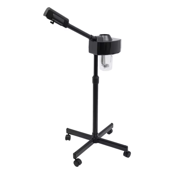 Vaporizador facial premium con calentamiento rápido de 800 W, 107,6 ° F Vapores seguros, 360 °   Tanque de agua giratorio de 23 oz: altura ajustable para uso en salones domésticos - 1
