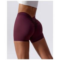 Pantalones de yoga elásticos y abrasivos, pantalones ajustados para fitness, levantamiento de cadera y abdomen, pantalones para correr - details 9