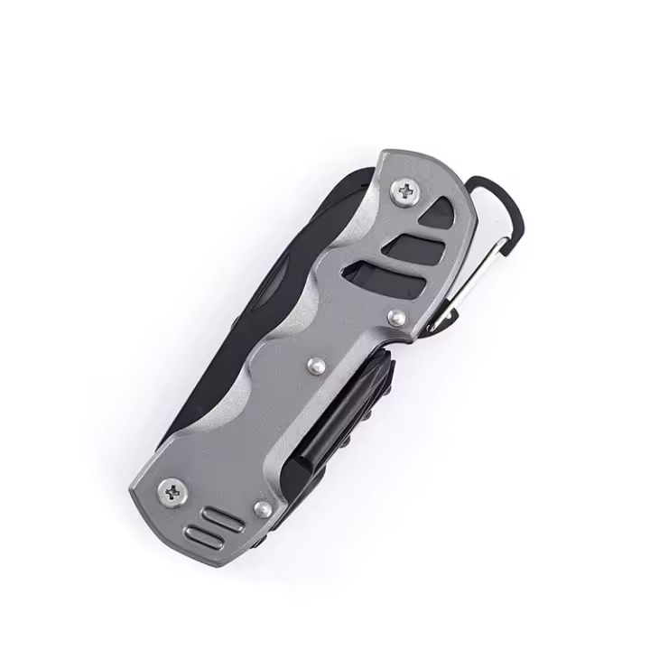 Cuchillo plegable de supervivencia para exteriores, herramienta de combinación EDC multifuncional de bolsillo, portátil, Ejército Suizo - 1