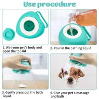 Cepillo de Baño de Silicona Suave Limpieza Segura para Mascotas Esencial para Perros y Gatos - details 7