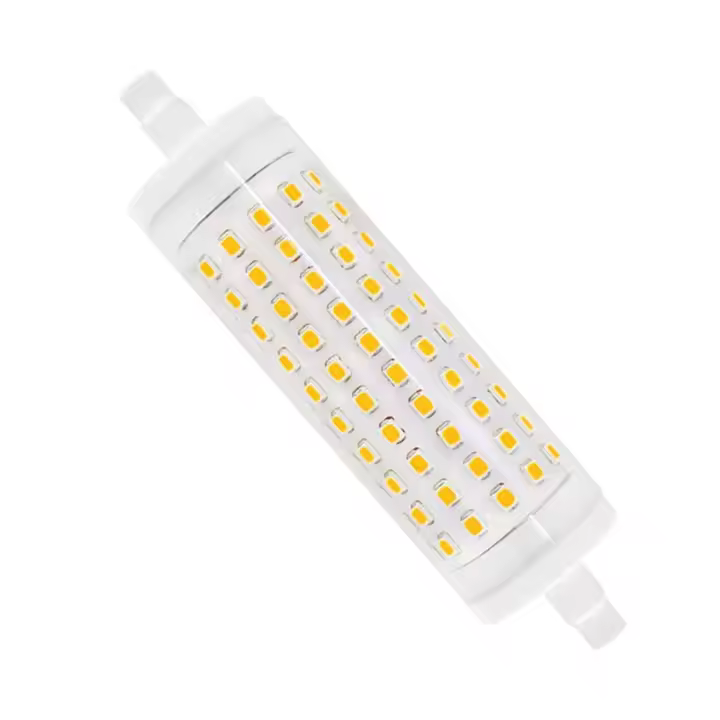 Bombilla LED R7S de 118mm 15W de Luz Cálida Blanca Deslumbrante Equivalente a J118 R7S 150W-200W Halógeno - 1