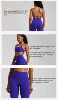 Conjunto de Dos Piezas Suave de Mantequilla Traje de Entrenamiento Bodysuit de Gimnasio - details 0