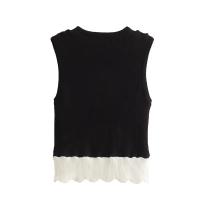 Conjunto de 2 piezas de falda para mujer, traje ajustado elástico de punto, elegante, a la moda, ocio, calle, vacaciones, verano - details 4