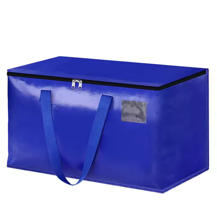 Cajas de Movimiento Plegables de Alta Resistencia de 90L con Cremalleras - 1