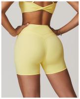 Pantalones Cortos de Yoga de Cintura Alta Nylon Transpirable y Secado Rápido - details 8