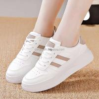 Nuevo 2025 zapatos para caminar informales blancos, marca de calzado deportivo para niñas de baja altura - details 1