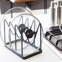 Soporte para tapa de olla con buena carga, cubierta de olla sin perforaciones multicapa, escurridor, soporte para tabla de cortar estable y duradero, encimera - details 3
