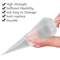 Bolsa de pastelería desechable para glaseado de pasteles, herramientas de decoración de galletas y postres, accesorios de cocina para hornear, 100 piezas - details 3