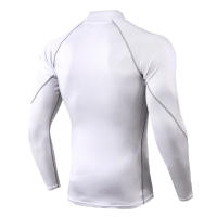 Camiseta Deportiva Para Hombre Secado Rápido Camiseta De Correr Con Manga Larga Compresión Para Gimnasio Fitness Rashguard - details 4