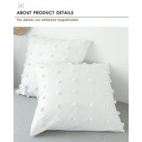Juego de Ropa de Cama Amazon Tres Piezas de Textil para el Hogar de Color Sólido con Flor Cortada - details 3