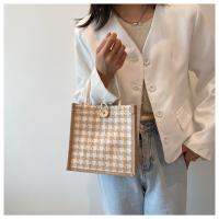 Bolso de Lino Nuevo 2025 - Versión Coreana para Mujer - Caja de Regalo Estilo Cesta - Bolsa de Envoltura de Lino - Bolso Versátil para Cada Ocasión - details 6