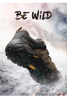 Zapatos de Senderismo para Hombres HikeUp Zapatillas Tácticas de Cuero de Ante - details 3